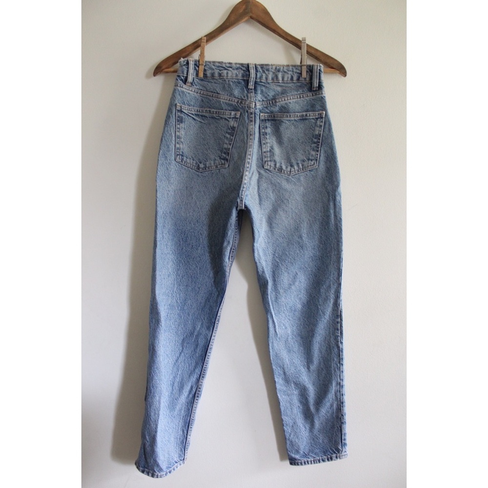 Zara High Rise Mom Jeans Size 2 Flawed Preowned - Picture 4 of 6